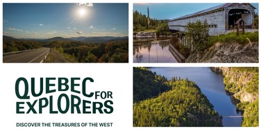 Bonjour Québec: "Quebec for Explorers": Neue Markenidentität macht den Westen Quebecs zur Bühne für Entdeckungsreisende