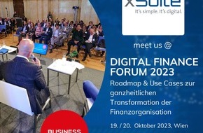 xSuite Group: xSuite informiert über Rechnungsverarbeitung auf dem Digital Finance Forum 2023