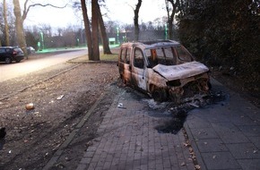 Polizei Duisburg: POL-DU: Neudorf/Wedau: Mordkommission ermittelt nach Fahrzeugbrand mit Totem - Polizei sucht Zeugen