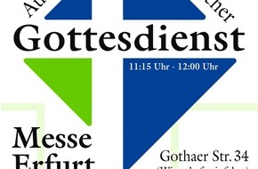 Messe Erfurt: Automobiler Gottesdienst am Ostersonntag auf der Messe Erfurt