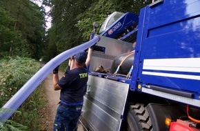 Freiwillige Feuerwehr Kranenburg: FW Kranenburg: Gemeinsame &Uuml;bung wird zum Ernstfall: Feuerwehr und THW bew&auml;hren sich im Einsatz