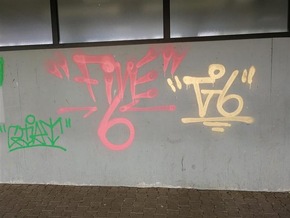 POL-PDNR: Sachbeschädigung durch Graffiti