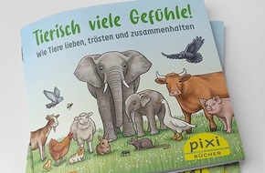 PETA Deutschland e.V.: Tierisch viele Gef&uuml;hle! PETAKids bietet exklusives Pixi-Buch f&uuml;r die fr&uuml;hkindliche Bildung - kostenfrei f&uuml;r Kitas und Familien