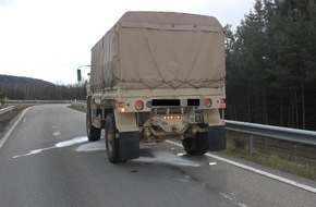 Polizeidirektion Kaiserslautern: POL-PDKL: A62/A6/Landstuhl, Pannen-Lkw sorgt für Behinderungen