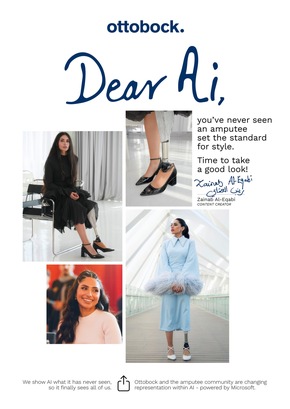 „Dear AI“ – Ottobock startet erste Kampagne für AI, nicht mit AI