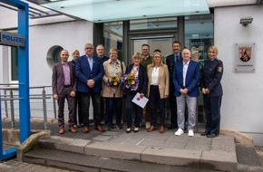 Polizeipräsidium Trier: POL-PPTR: Polizeipräsidium Trier verabschiedet drei Mitarbeitende in den Ruhestand