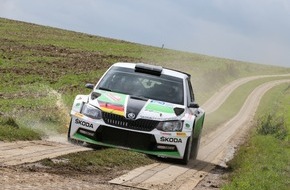 Skoda Auto Deutschland GmbH: Rallye Baden-Württemberg: SKODA Youngster Kreim peilt vierten Saisonsieg an (FOTO)