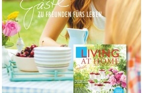 Deutsche-Medien-Manufaktur (DMM), LIVING AT HOME: LIVING AT HOME inspiriert: Das Wohnmagazin startet mit frischer Print-Kampagne und neuem Claim in den Frühling (mit Bild)
