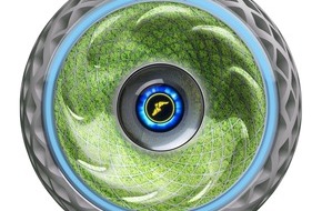 Goodyear Germany GmbH: Auf dem Weg zu einer sauberen und komfortablen Mobilität: Goodyear präsentiert neuen Konzeptreifen "Oxygene" / Vision für eine urbane Mobilitätslösung, die Luftqualität in Städten verbessert