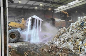 Hauptzollamt Aachen: HZA-AC: Hauptzollamt Aachen vernichtet 23,6 Tonnen Waschpulver