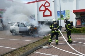 Feuerwehr Dortmund: FW-DO: PKW Brand in Dortmund