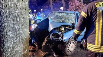 Polizeiinspektion Cuxhaven: POL-CUX: Tödlicher Verkehrsunfall zwischen Sellstedt und Wehdel (Foto im Anhang)