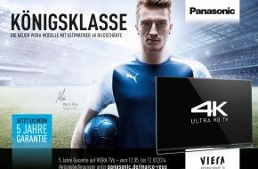Panasonic Deutschland: Panasonic verlängert mit Marco Reus / Der Elektronikhersteller baut die erfolgreiche Zusammenarbeit mit dem Weltklassefußballer Marco Reus weiter aus
