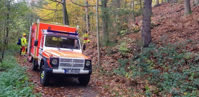 Feuerwehr Ratingen: FW Ratingen: Feuerwehr Ratingen unterstützt in Velbert mit geländegängigem Fahrzeug
