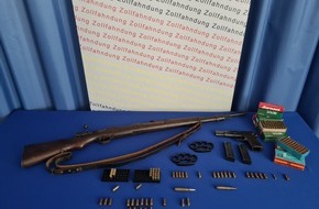 Zollfahndungsamt Dresden: ZOLL-DD: Dresdner Zollfahnder stellen Schusswaffen und Munition sicher