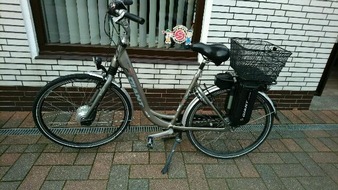 Polizeiinspektion Cuxhaven: POL-CUX: +++ Diebstahl eines hochwertigen E-Bikes vor der Volksbank-Filiale (Vergleichsbild in der Anlage) +++