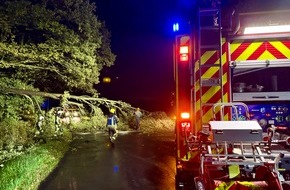 Freiwillige Feuerwehr Hünxe: FW Hünxe: Sturmschaden