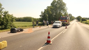 Polizei Mettmann: POL-ME: 20-jähriger Motorradfahrer schwer verletzt - 2505063