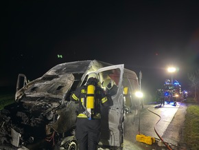 FW-AUR: Sprinter niedergebrannt