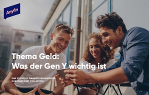 Anyfin Germany GmbH: Thema Finanzen: Was der Gen Y wirklich wichtig ist / FinTech Anyfin führt Studie zum finanziellen Mindset der Deutschen durch