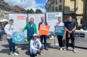 IG saubere Umwelt IGSU: Medienmitteilung: &laquo;Bernerinnen und Berner bekennen sich gegen Littering&raquo;