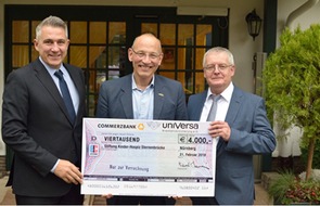 uniVersa unterstützt Hospizarbeit mit 8.000 Euro