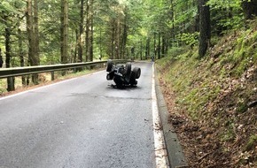 Polizeidirektion Landau: POL-PDLD: St. Martin - Unfall mit Quad