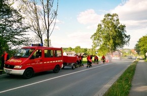 Feuerwehr Detmold: FW-DT: Ölspur in Pivitsheide
