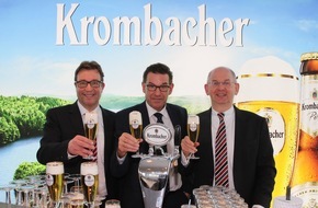 Krombacher Brauerei GmbH & Co.: Krombacher Gruppe mit historischem Allzeithoch bei Ausstoß (+3,5%) und Umsatz (+3,9%)