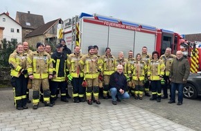 Feuerwehr Weinheim: FW Weinheim: Jahrzehntelanges Engagement f&uuml;r die Weinheimer Feuerwehr. Markus Ewald wurde in die Alters und Ehrenabteilung verabschiedet.