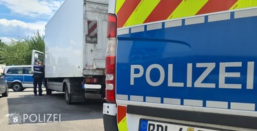 Polizeipräsidium Rheinpfalz: POL-PPRP: Umzug mit Hindernissen - Polizei stoppt Umzugswagen wegen Drogenfahrt