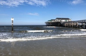 Tourismus-Zentrale St. Peter-Ording: St. Peter-Ording: Weiterhin viel Bewegung am Ordinger Strand