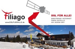 Filiago GmbH & Co. KG: 100% Breitbandgarantie jetzt auch auf dem Mont Blanc - Deutscher Internetanbieter sichert gesetzliche Breitbandversorgung in der Schweiz