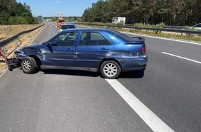 Polizeiinspektion Güstrow: POL-GÜ: Verkehrsunfall verursacht zweistündige, halbseitige Sperrung der BAB19