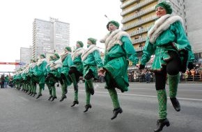 Diageo Guinness Continental Europe: Rekordverdächtige Party-Stimmung - Große Parade in München
St. Patrick's Day: Feierlichkeiten sollen ins Guinness Buch der Rekorde (mit Bild)