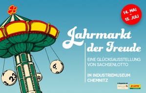 Sächsische Lotto-GmbH: Auf zum Jahrmarkt der Freude - die Glücksausstellung im Industriemuseum