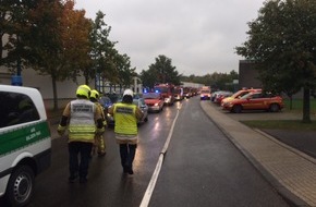 Feuerwehr Stolberg: FW-Stolberg: Gefahrguteinsatz in Stolberg-Donnerberg