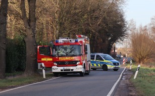 Freiwillige Feuerwehr Gangelt: FW Gangelt: Zwei Verletzte bei Motorradunfall