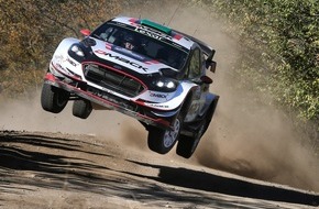 Ford-Werke GmbH: Sieg um Haaresbreite verpasst: Doppelpodium für Ford Fiesta WRC bei Rallye Argentinien