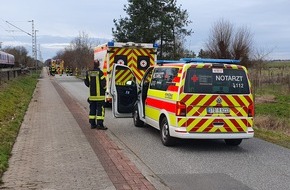 Polizeiinspektion Stade: POL-STD: 12-jähriges Mädchen in Neukloster bei Unfall mit S-Bahn schwer verletzt