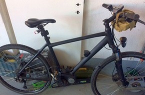 Polizeipräsidium Mittelhessen - Pressestelle Wetterau: POL-WE: Polizei in Nidda sucht Bikebesitzer / Wer kann Angaben zur Herkunft dieses E-Bikes machen?