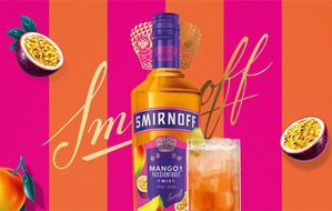 DIAGEO Germany GmbH: DIAGEO PM: exotisches Flair mit Smirnoff Mango Passionfruit