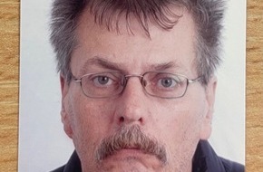 PD Hochtaunus - Polizeipräsidium Westhessen: POL-HG: +++ 57-jähriger Dirk Jacoby aus Wehrheim wird vermisst. Polizei bittet um Hinweise +++