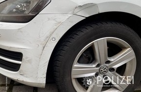 Polizeipräsidium Westpfalz: POL-PPWP: Beim Einparken Auto gerammt
