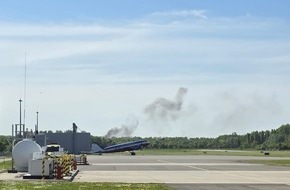 Brand- und Katastrophenschutz der Stadt Speyer: FW Speyer: Flugzeugabsturz in Speyer Eine Person t&ouml;dlich verungl&uuml;ckt