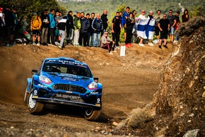 M-Sport Ford trotzt den Schwierigkeiten der WM-Rallye Griechenland und feiert Rang vier für Ott Tänak