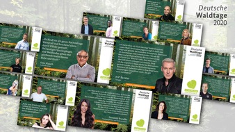 Deutsche Waldtage 2020: Prominente zeigen ihr Grünes Herz für den Wald - Deutsche Waldtage 2020