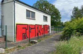 Landespolizeiinspektion Nordhausen: LPI-NDH: Polizei ermittelt nach Graffiti-Schmierereien - Zeugen gesucht!