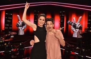 SAT.1: Erfolgreiches Finale für "The Voice Kids" 2015: Berliner Noah-Levi (13) gewinnt die Musikshow