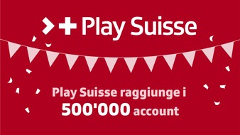 SRG SSR: Raggiunte le 500'000 iscrizioni a Play Suisse